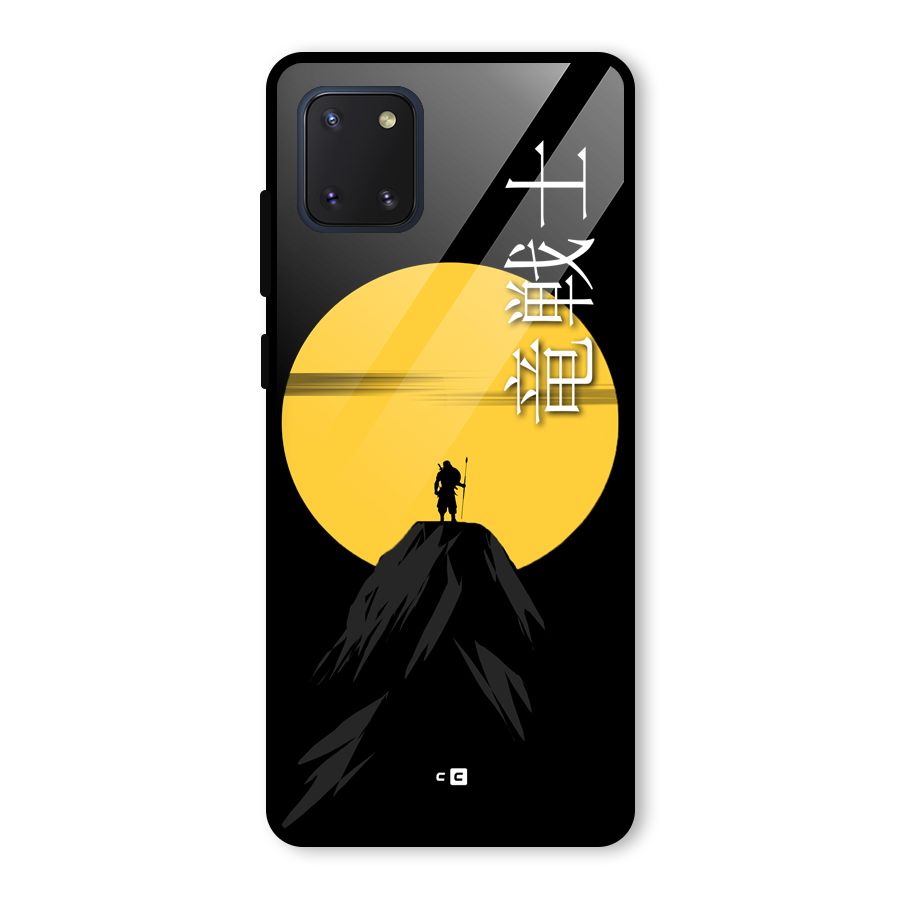 Night Warrior Glass Back Case for Galaxy Note 10 Lite