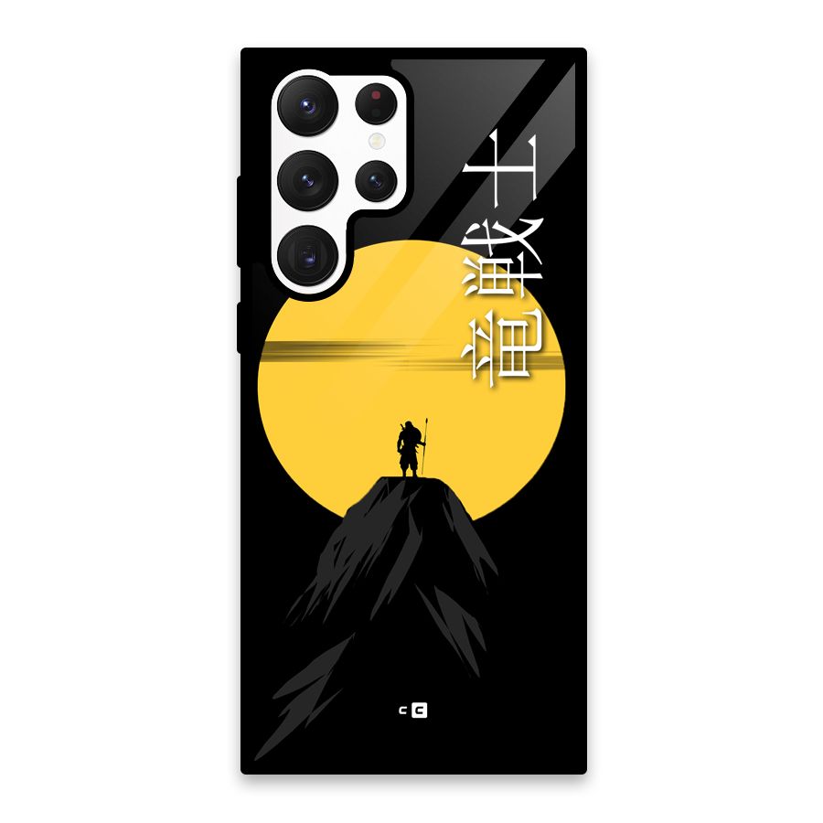 Night Warrior Glass Back Case for Galaxy S22 Ultra 5G