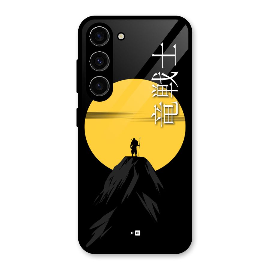 Night Warrior Glass Back Case for Galaxy S23