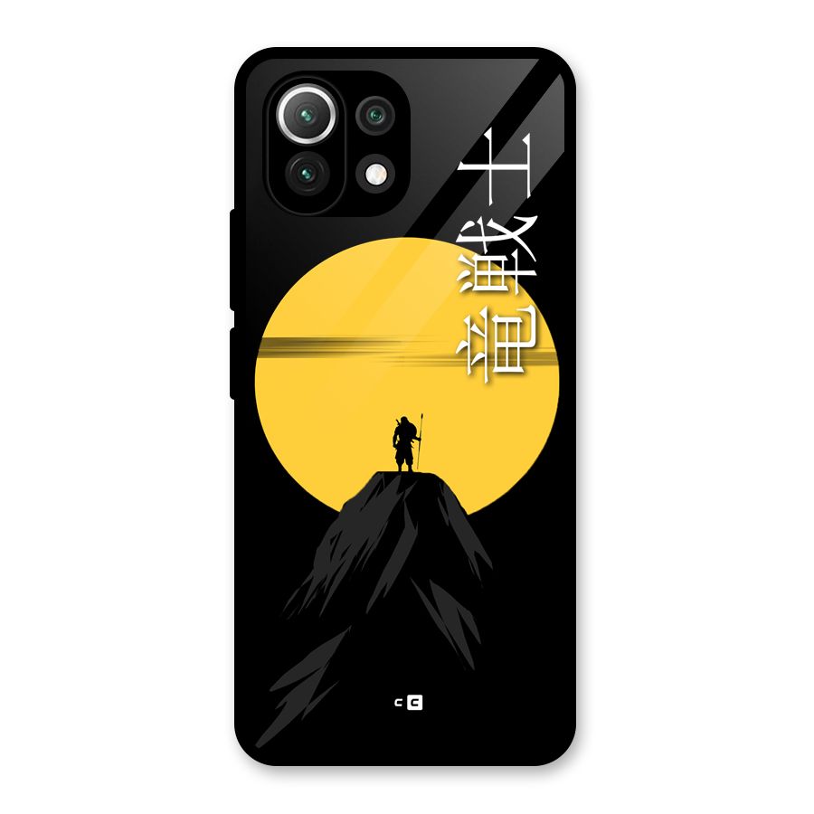 Night Warrior Glass Back Case for Mi 11 Lite NE 5G
