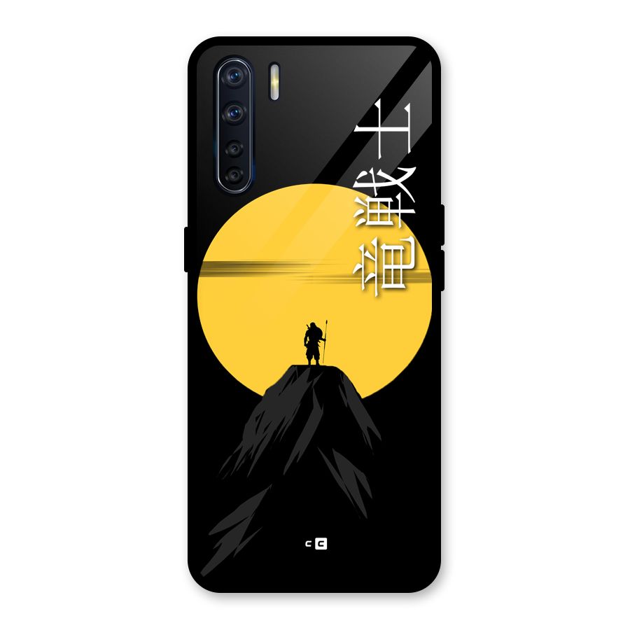 Night Warrior Glass Back Case for Oppo F15