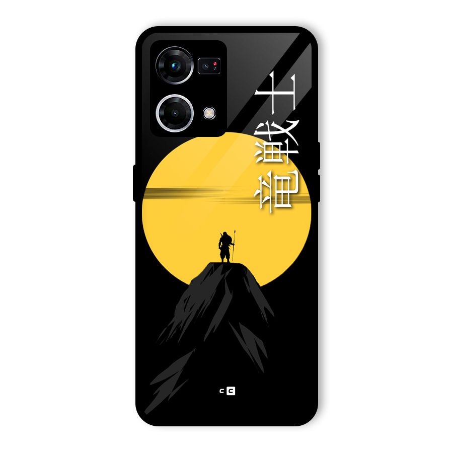 Night Warrior Glass Back Case for Oppo F21 Pro 5G