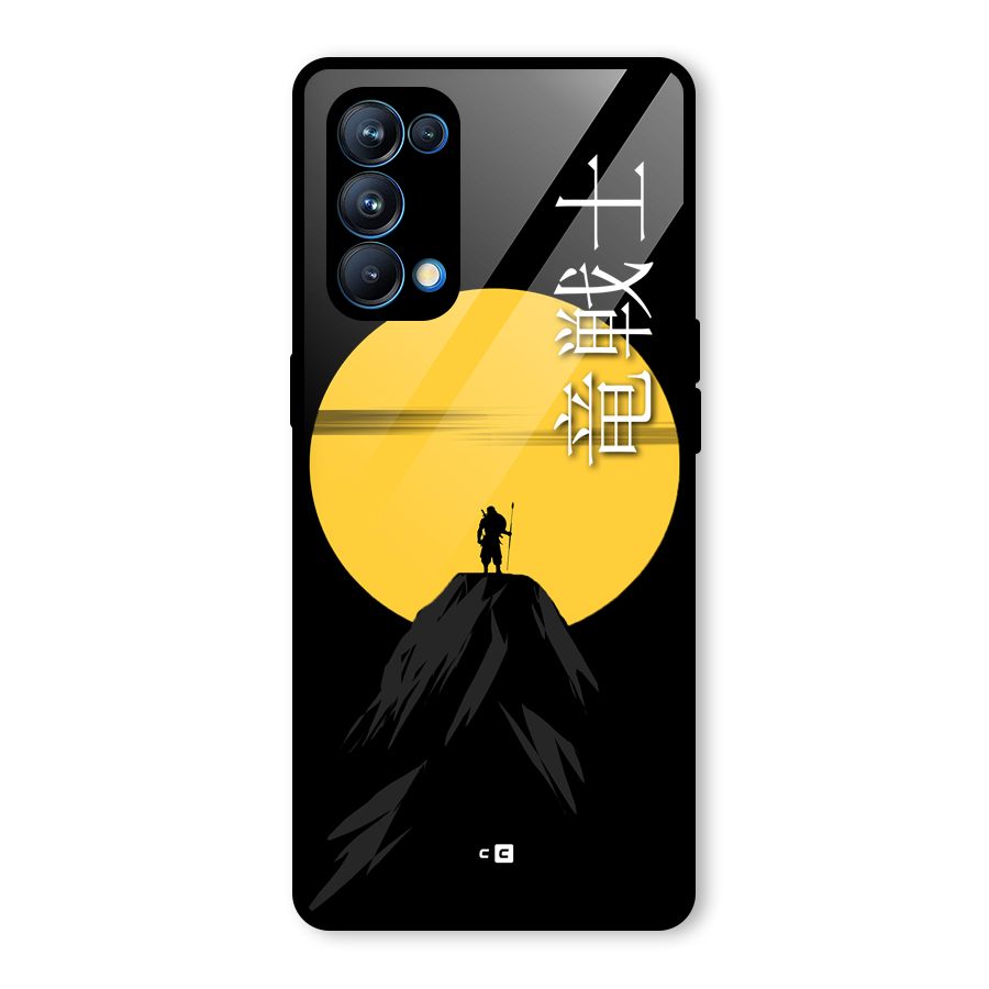 Night Warrior Glass Back Case for Oppo Reno5 Pro 5G