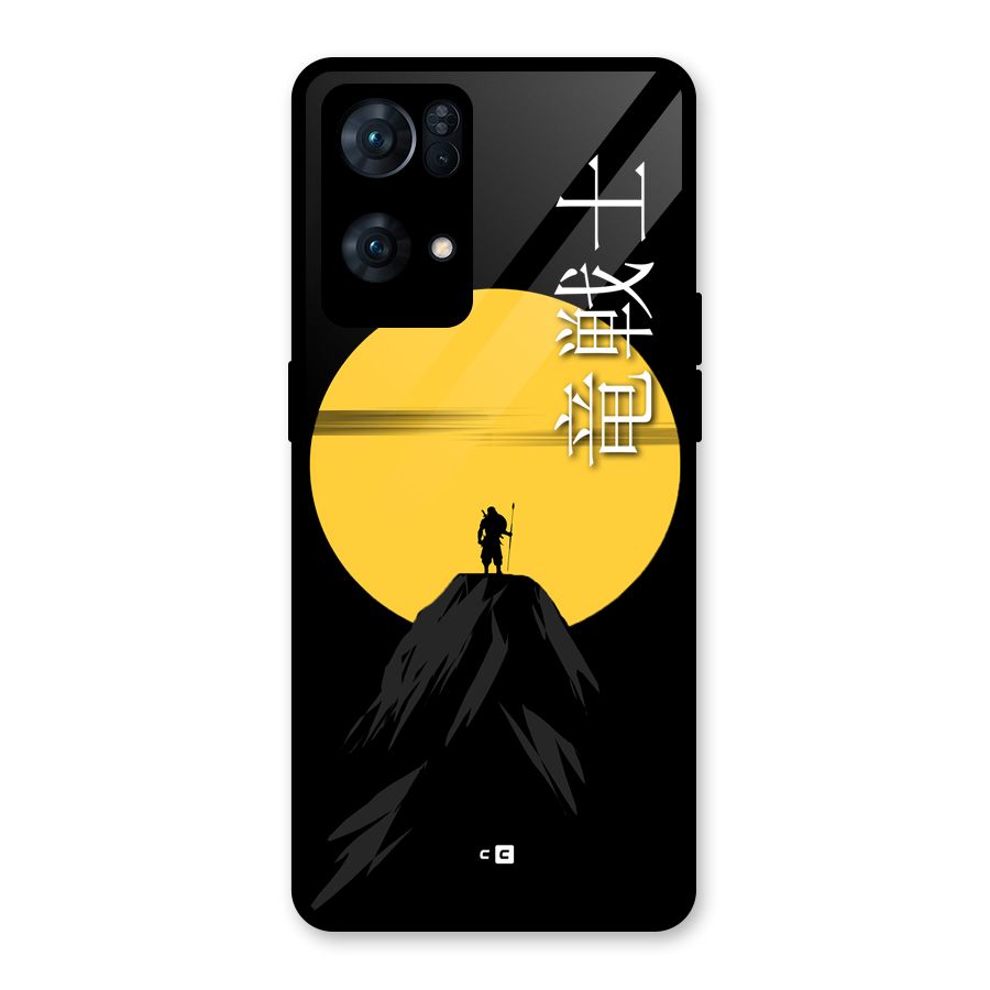 Night Warrior Glass Back Case for Oppo Reno7 Pro 5G