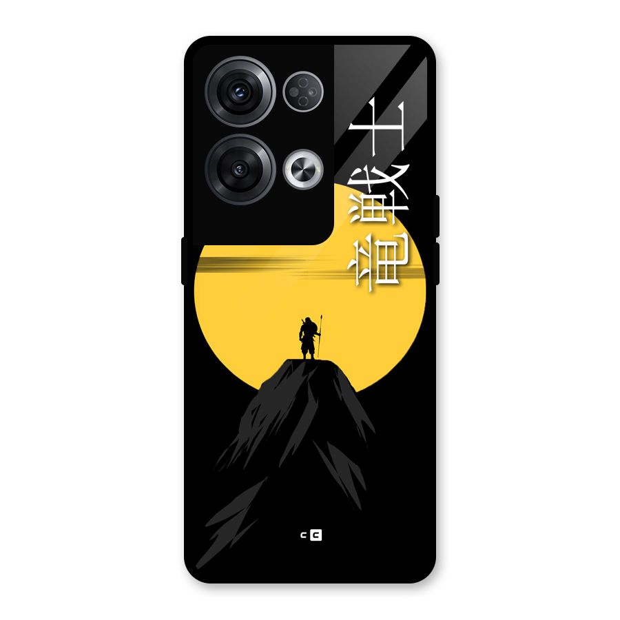 Night Warrior Glass Back Case for Oppo Reno8 Pro 5G