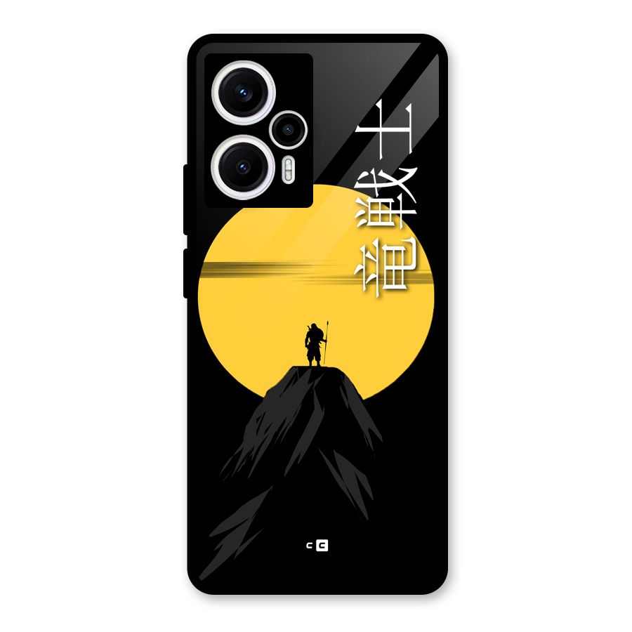 Night Warrior Glass Back Case for Poco F5