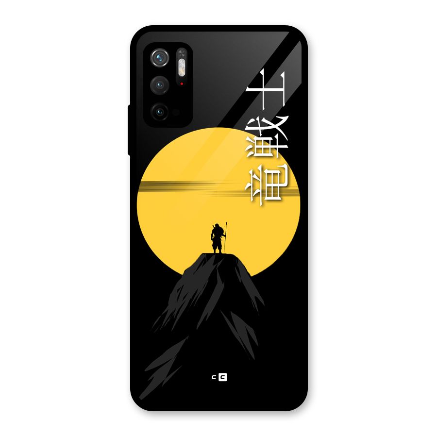 Night Warrior Glass Back Case for Poco M3 Pro 5G