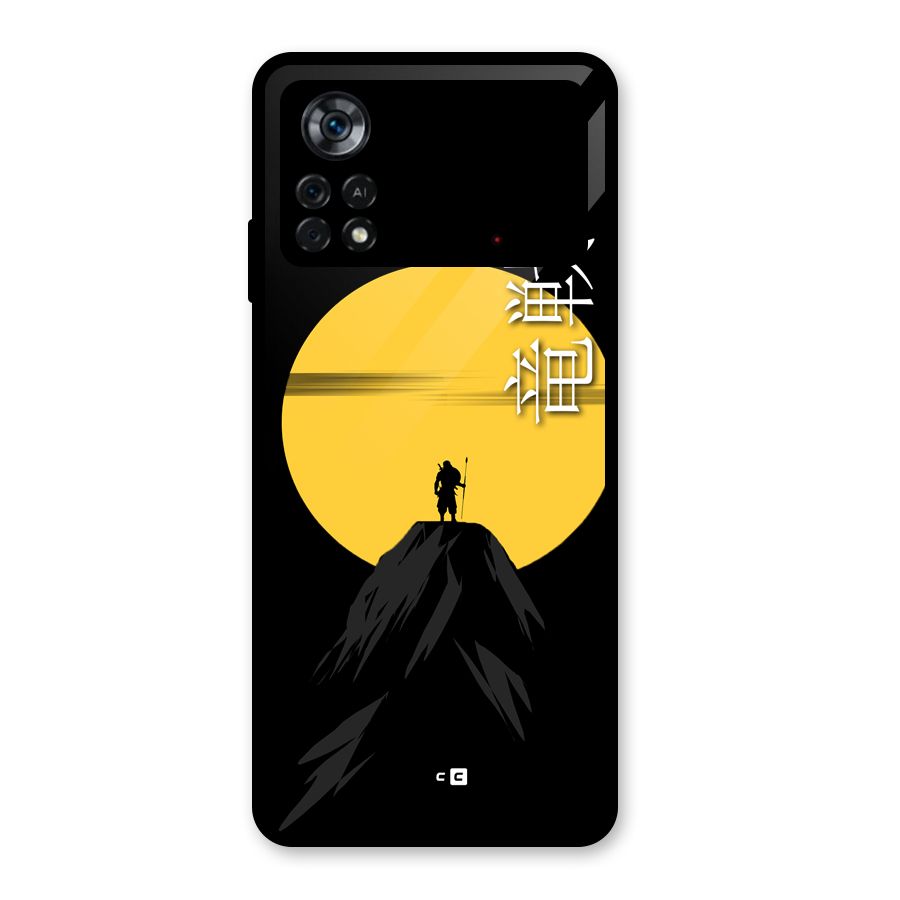 Night Warrior Glass Back Case for Poco X4 Pro 5G