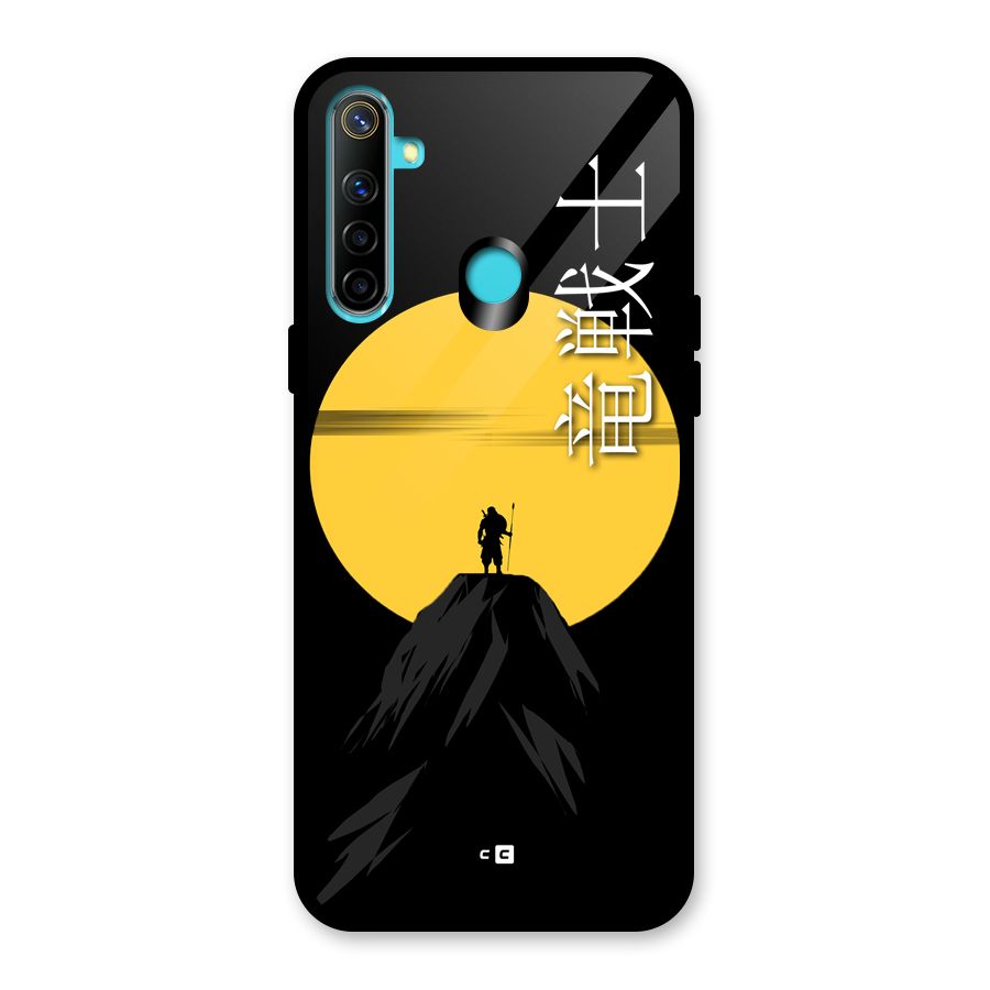 Night Warrior Glass Back Case for Realme 5i