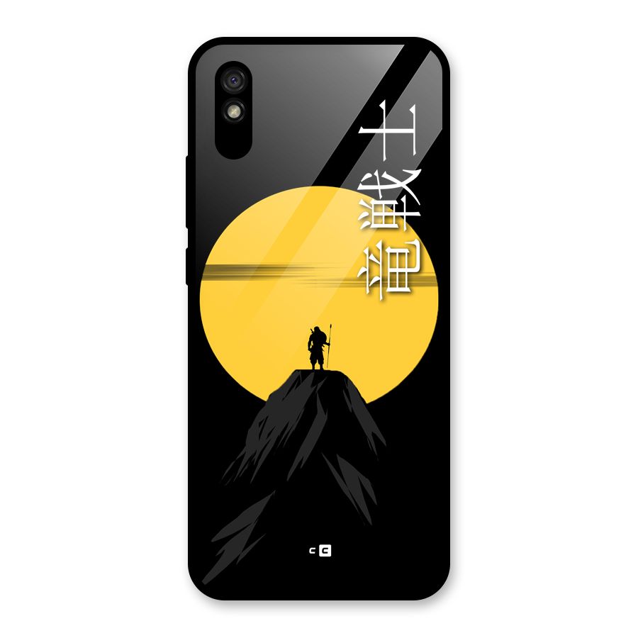 Night Warrior Glass Back Case for Redmi 9A