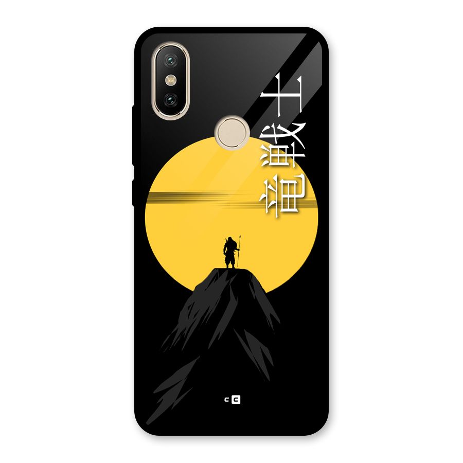 Night Warrior Glass Back Case for Redmi A2