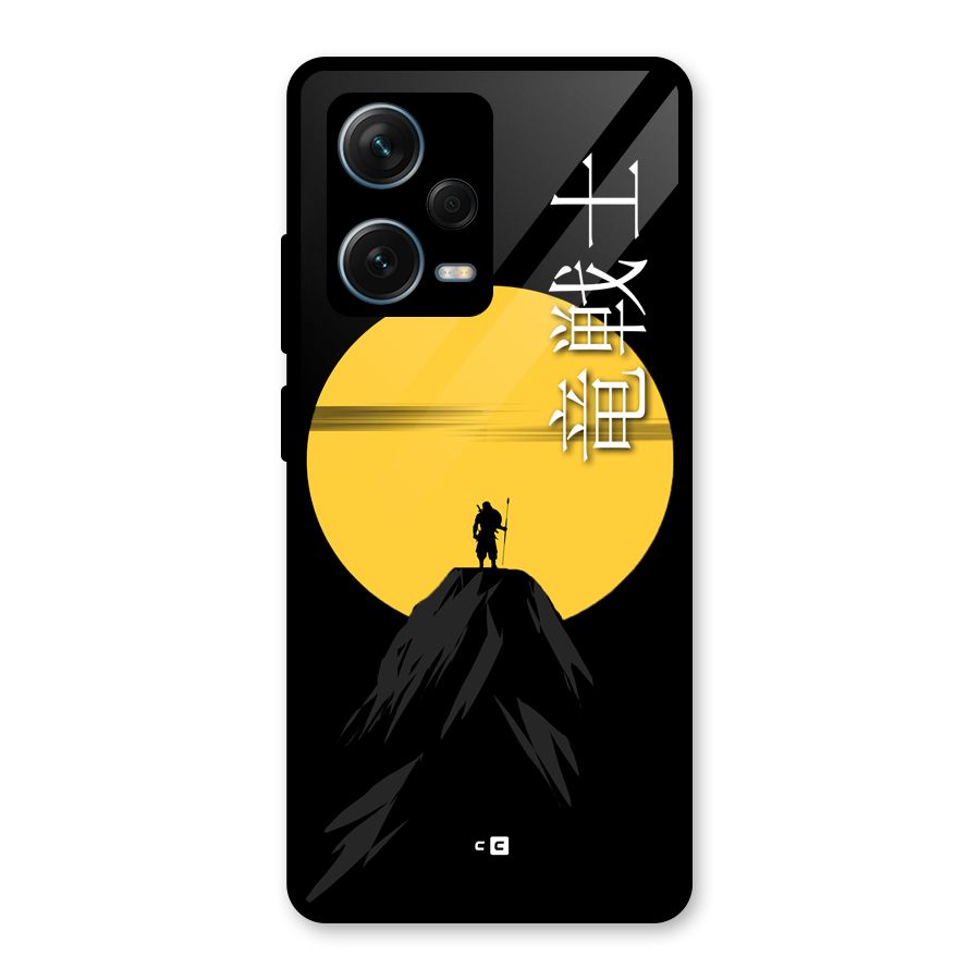 Night Warrior Glass Back Case for Redmi Note 12 Pro Plus 5G