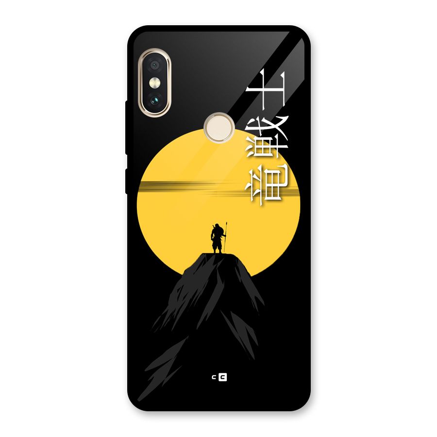 Night Warrior Glass Back Case for Redmi Note 5 Pro
