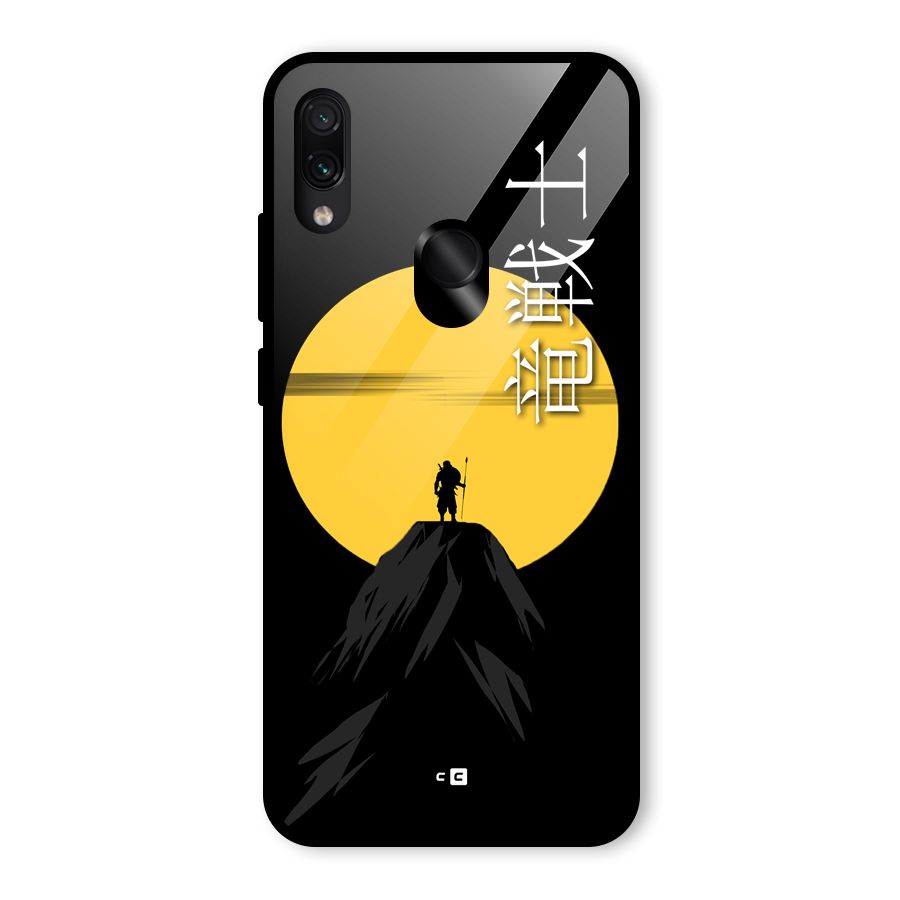 Night Warrior Glass Back Case for Redmi Note 7 Pro