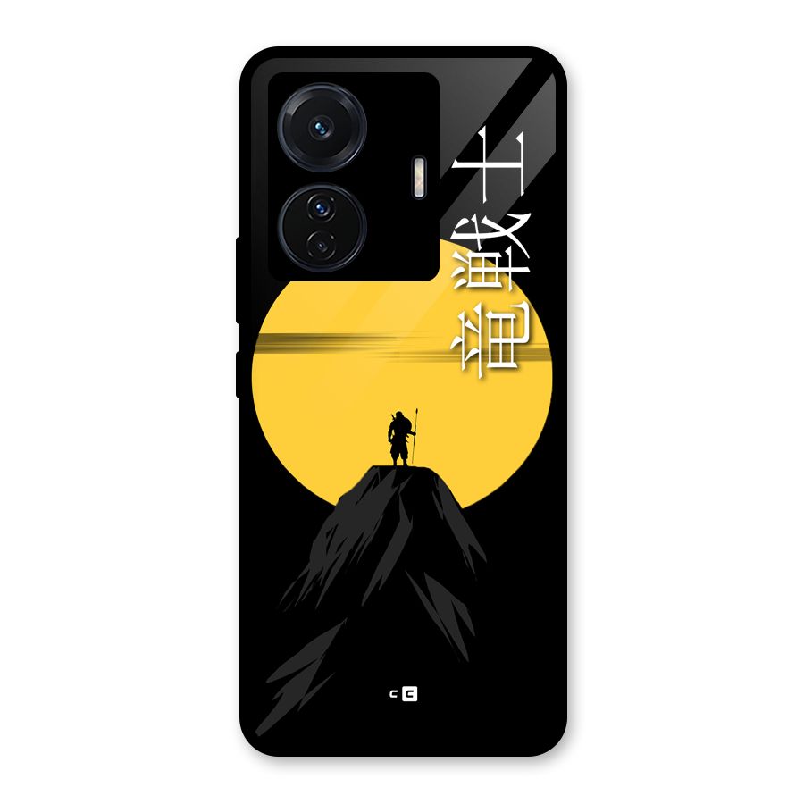 Night Warrior Glass Back Case for Vivo T1 Pro
