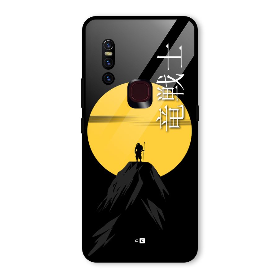 Night Warrior Glass Back Case for Vivo V15