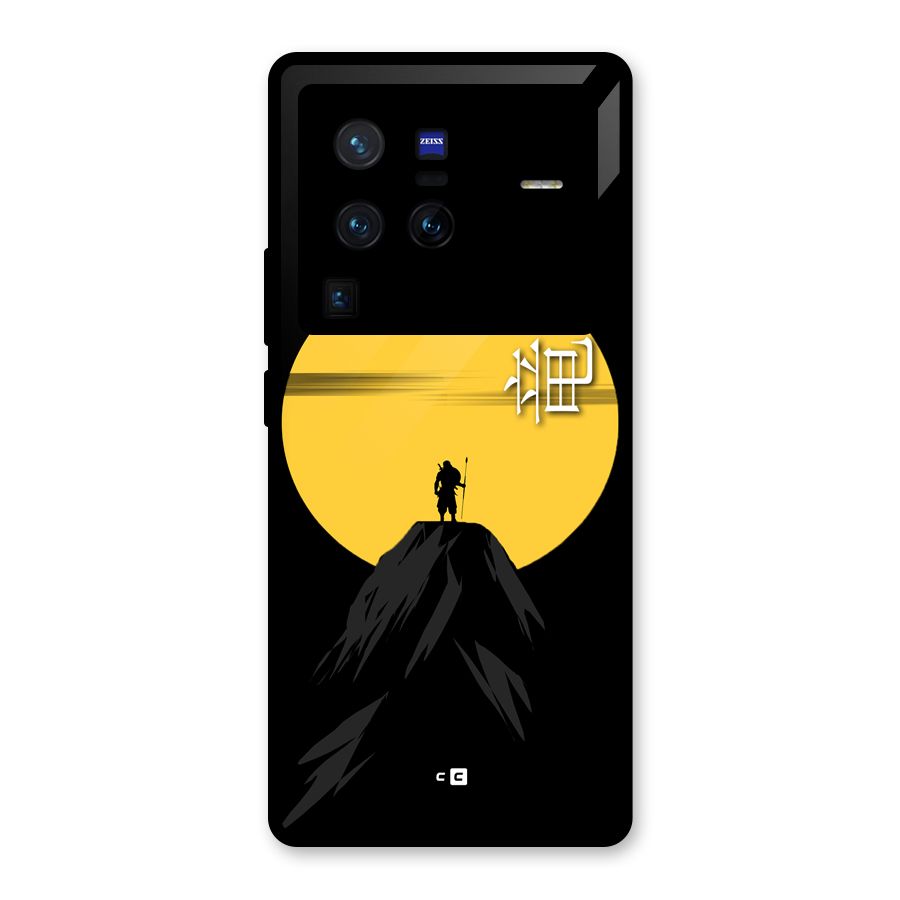 Night Warrior Glass Back Case for Vivo X80 Pro