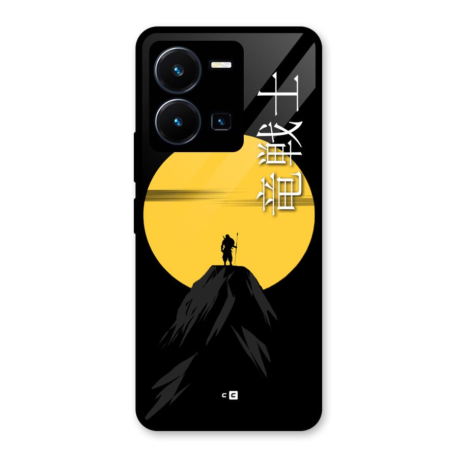 Night Warrior Glass Back Case for Vivo Y35
