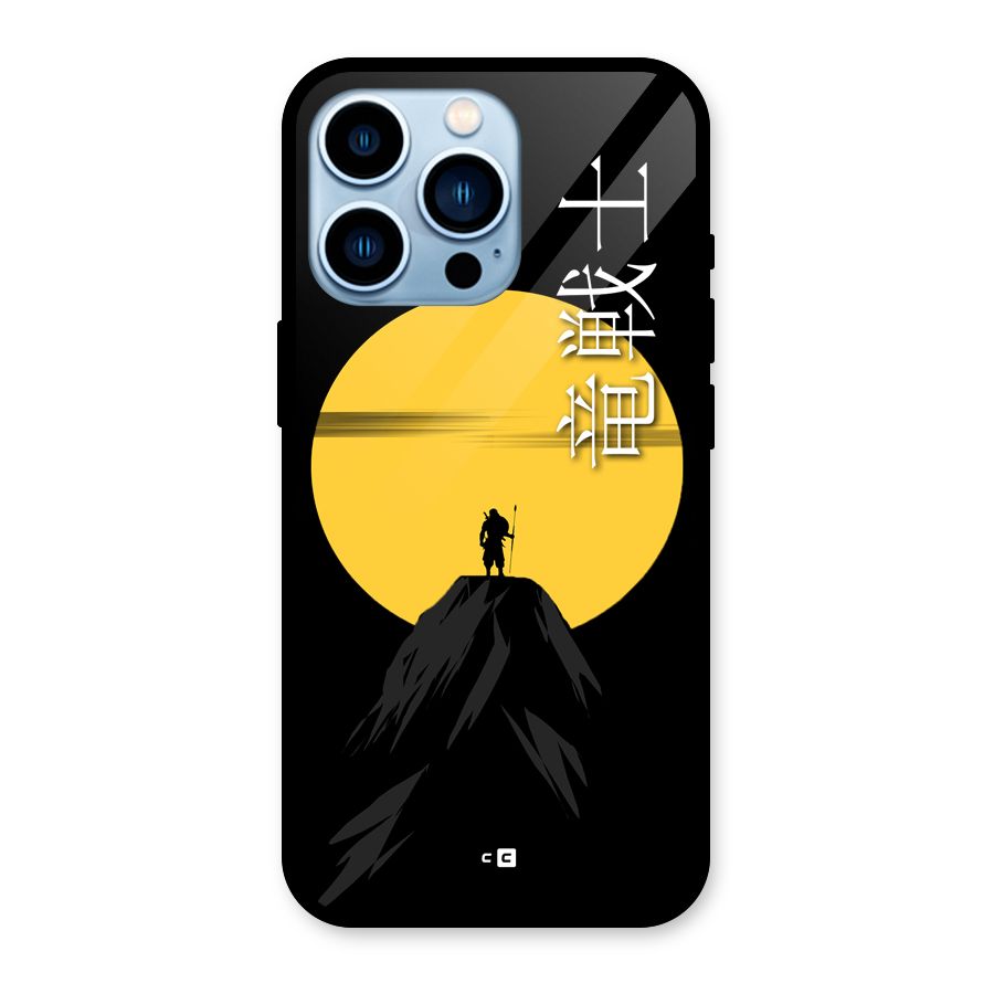 Night Warrior Glass Back Case for iPhone 13 Pro