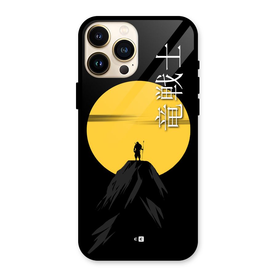 Night Warrior Glass Back Case for iPhone 13 Pro Max