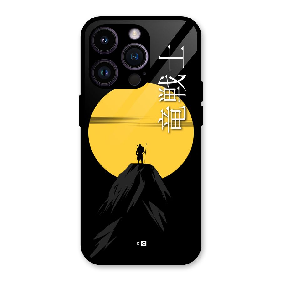 Night Warrior Glass Back Case for iPhone 14 Pro