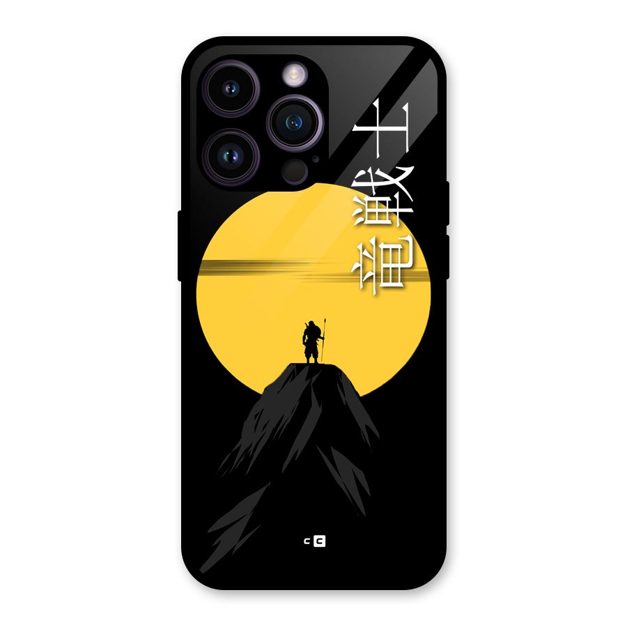 Night Warrior Glass Back Case for iPhone 14 Pro Max