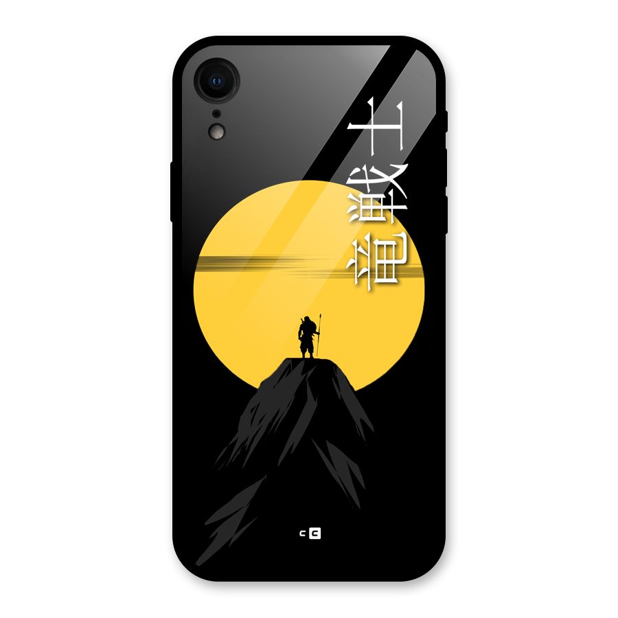 Night Warrior Glass Back Case for iPhone XR