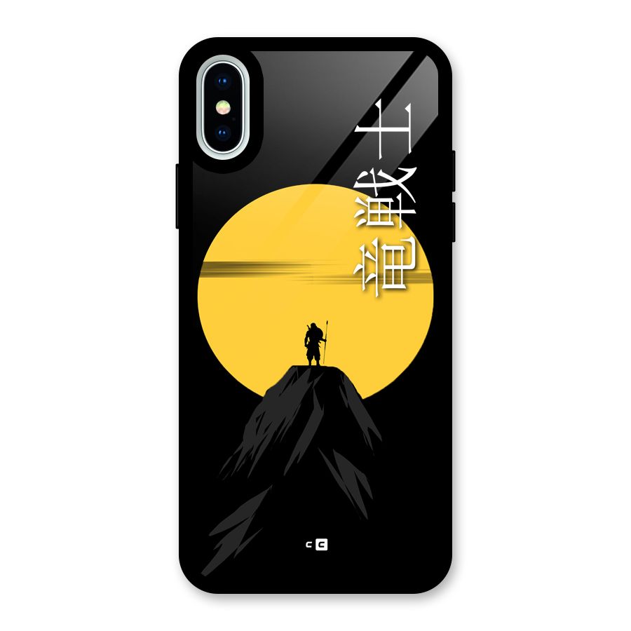 Night Warrior Glass Back Case for iPhone XS
