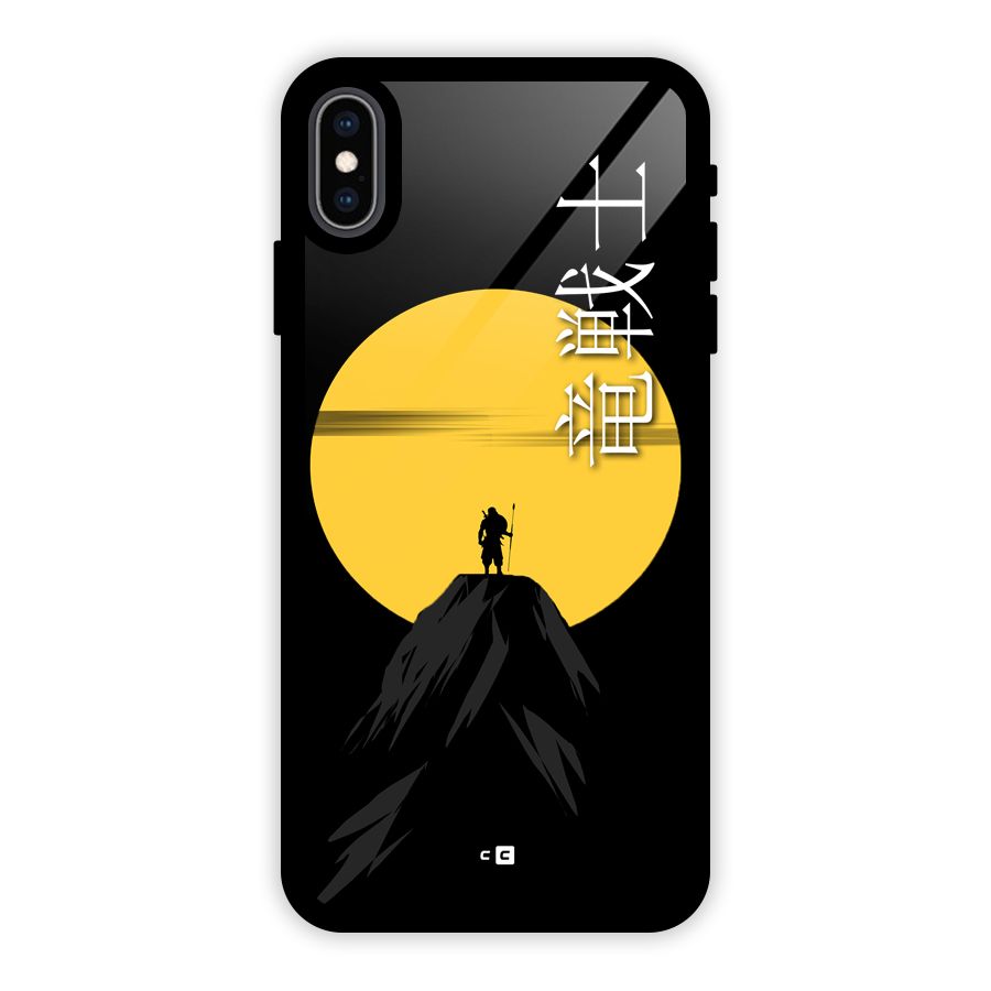 Night Warrior Glass Back Case for iPhone XS Max