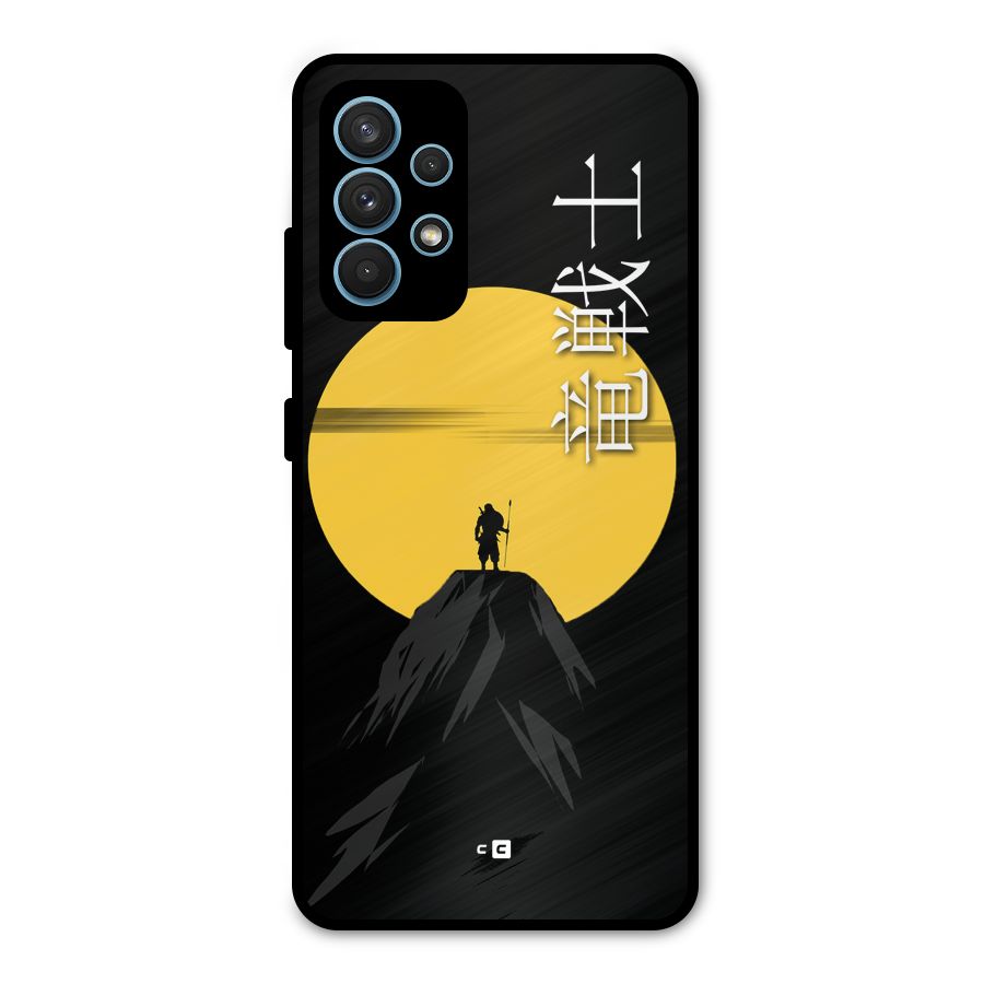 Night Warrior Metal Back Case for Galaxy A32