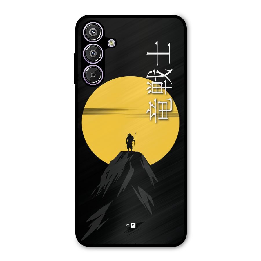 Night Warrior Metal Back Case for Galaxy M15