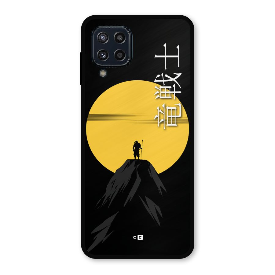 Night Warrior Metal Back Case for Galaxy M32