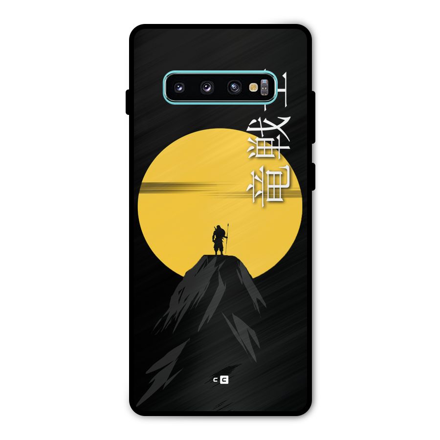 Night Warrior Metal Back Case for Galaxy S10 Plus