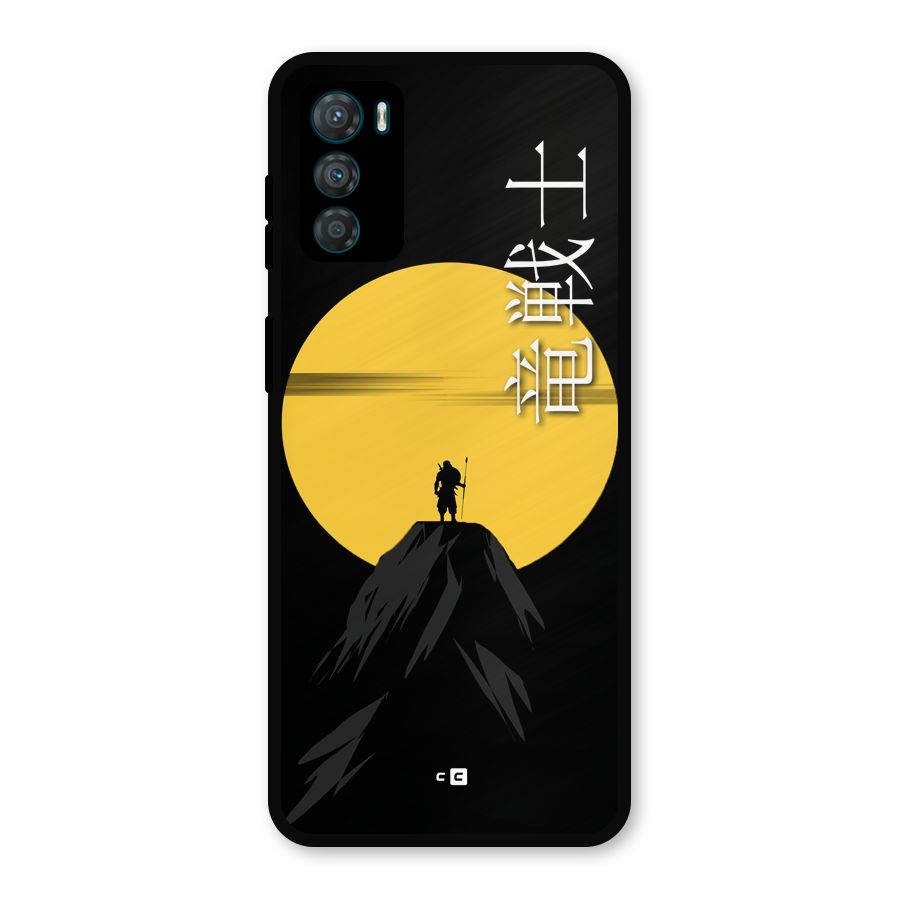 Night Warrior Metal Back Case for Moto G42
