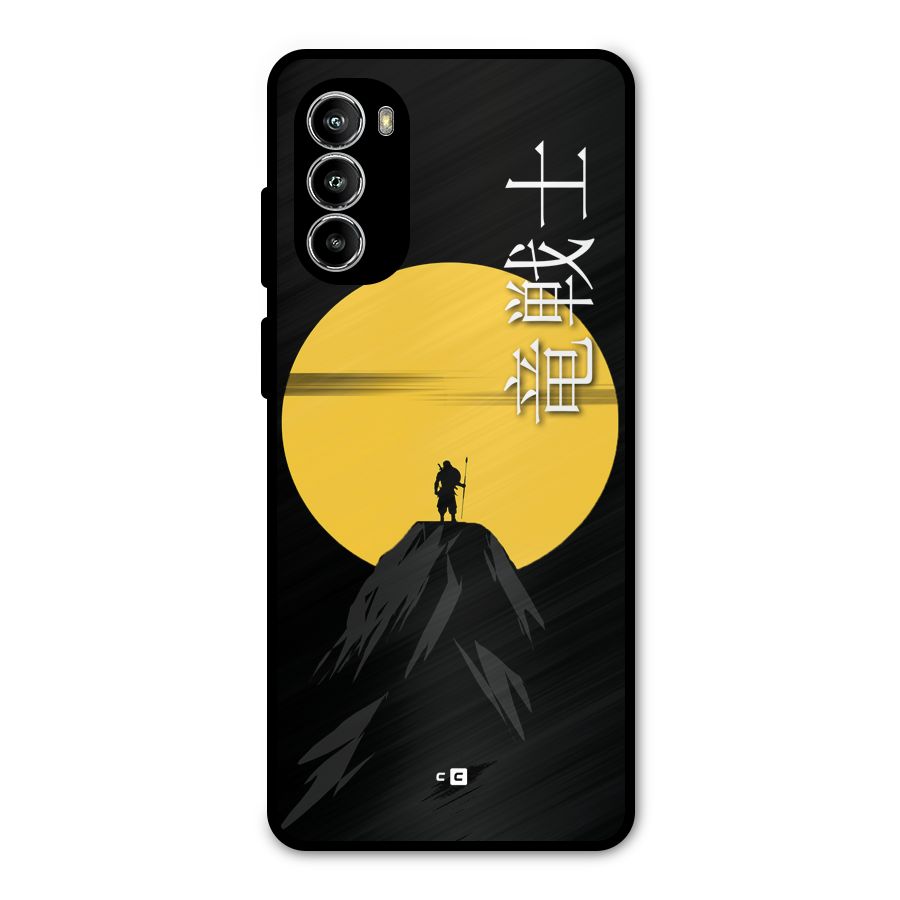 Night Warrior Metal Back Case for Moto G52