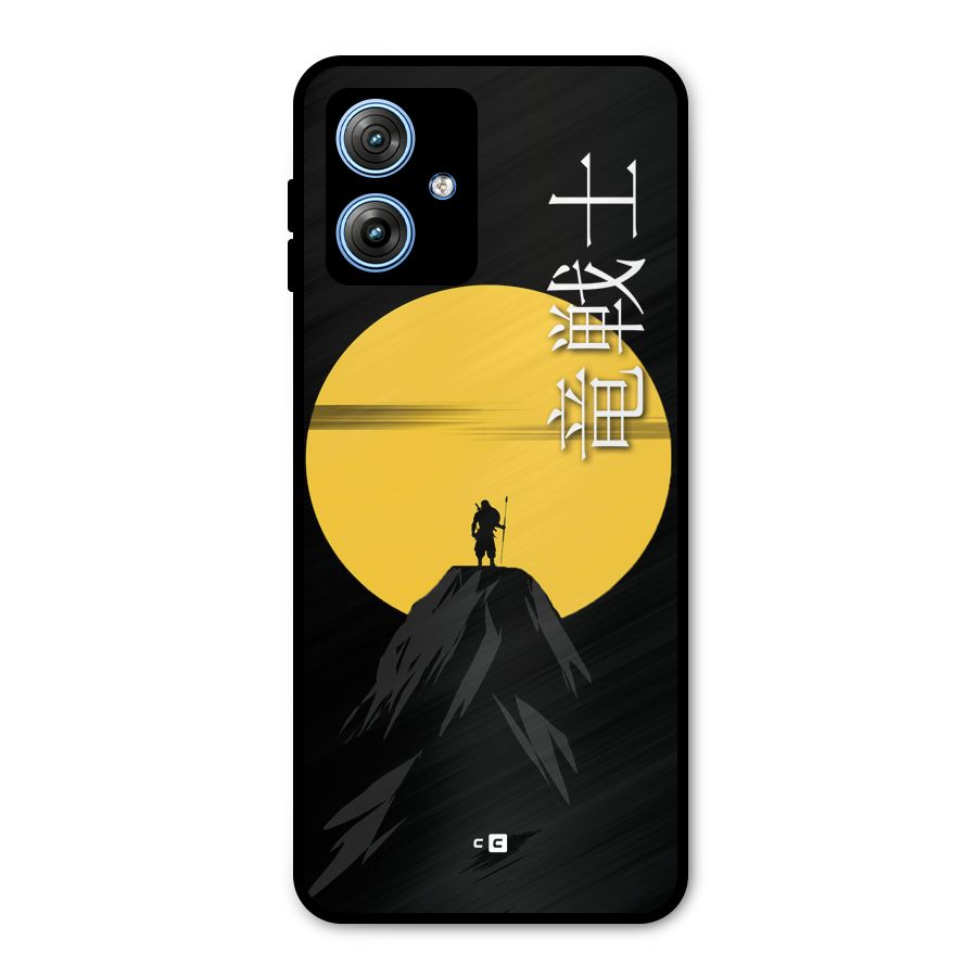 Night Warrior Metal Back Case for Moto G54