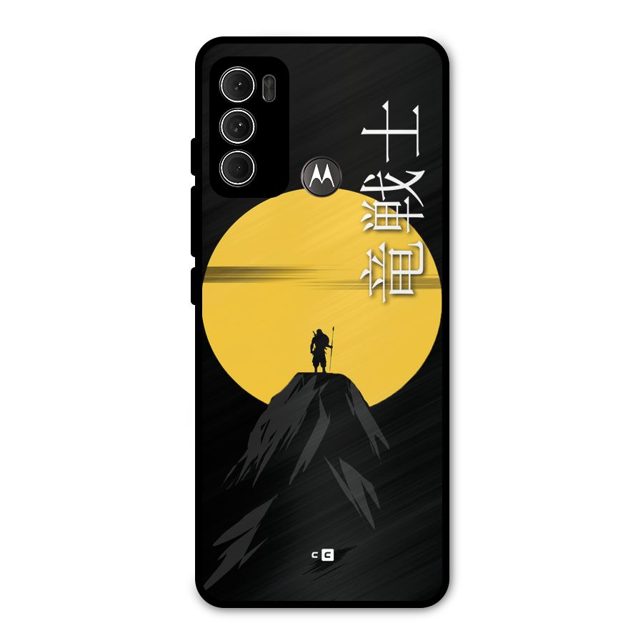 Night Warrior Metal Back Case for Moto G60