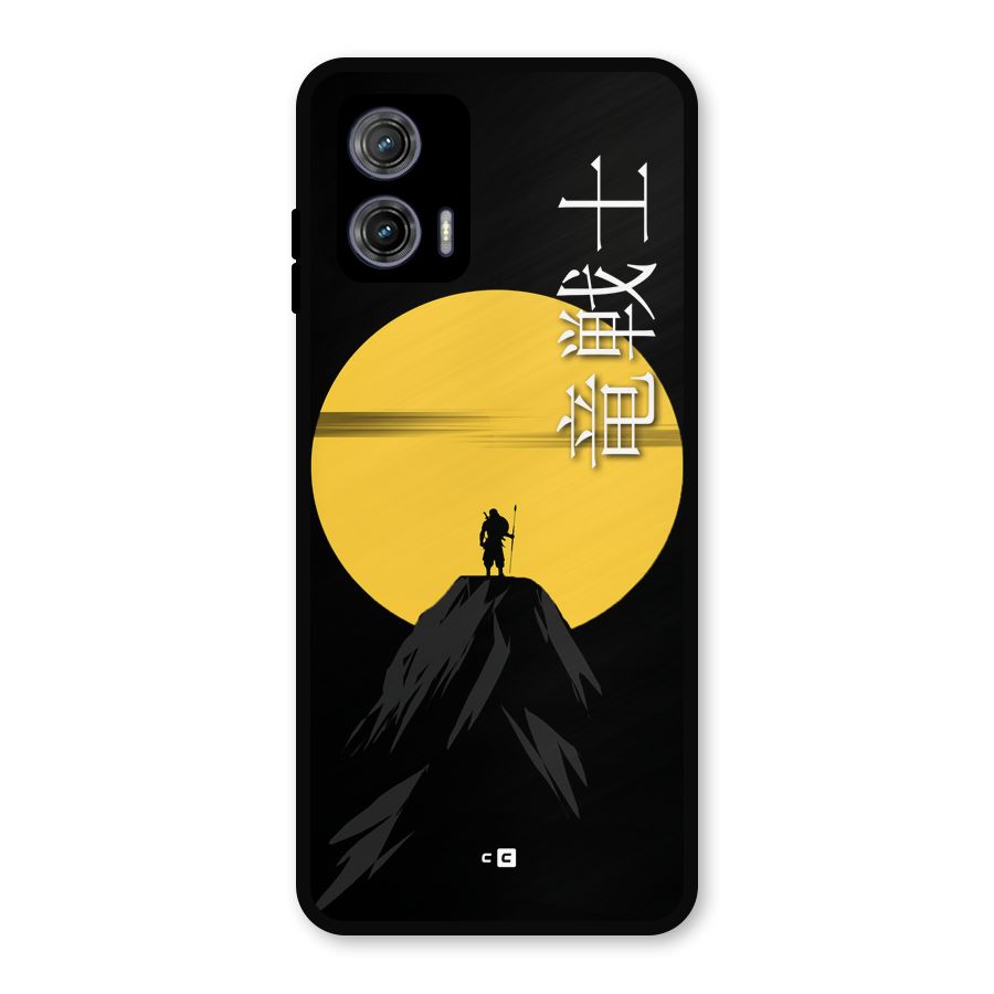Night Warrior Metal Back Case for Moto G73