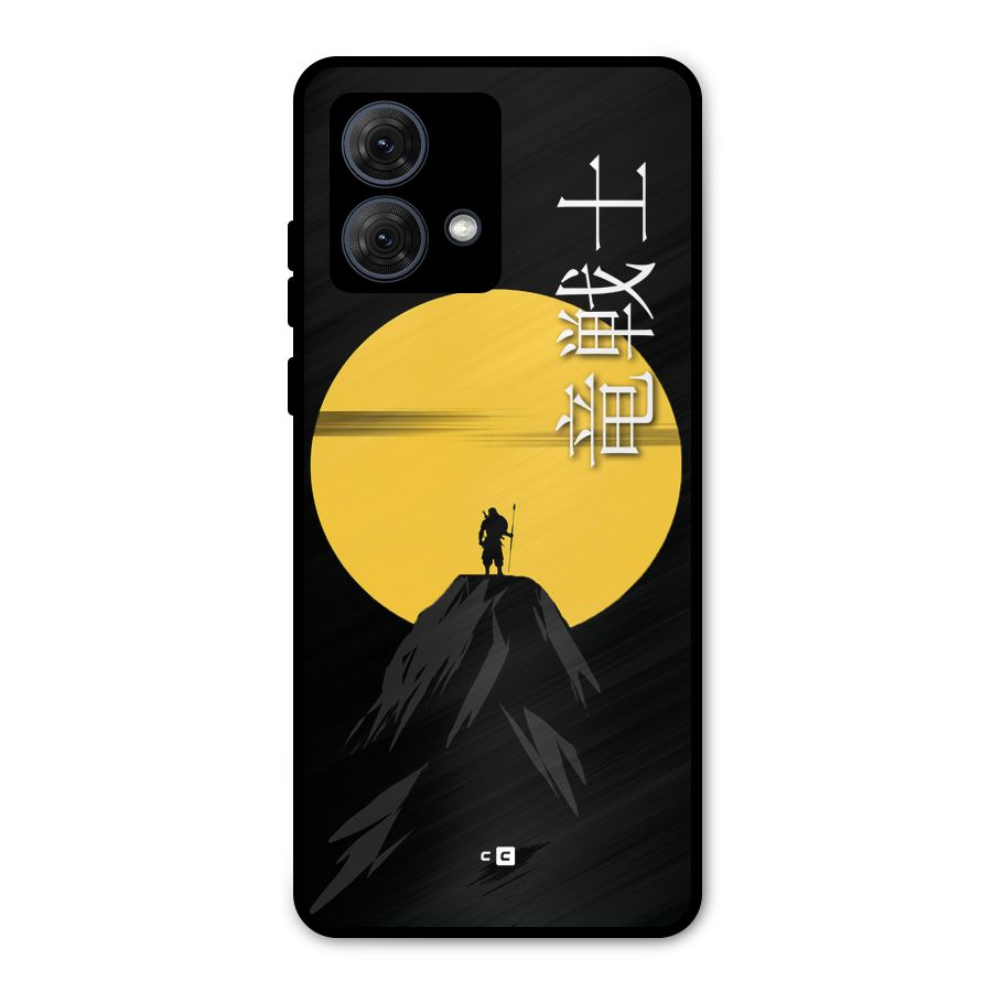 Night Warrior Metal Back Case for Moto G84