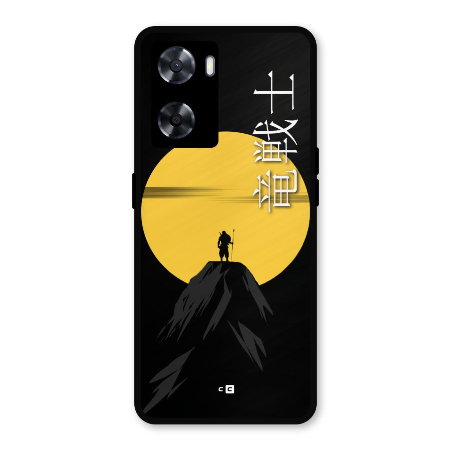 Night Warrior Metal Back Case for Oppo A77s