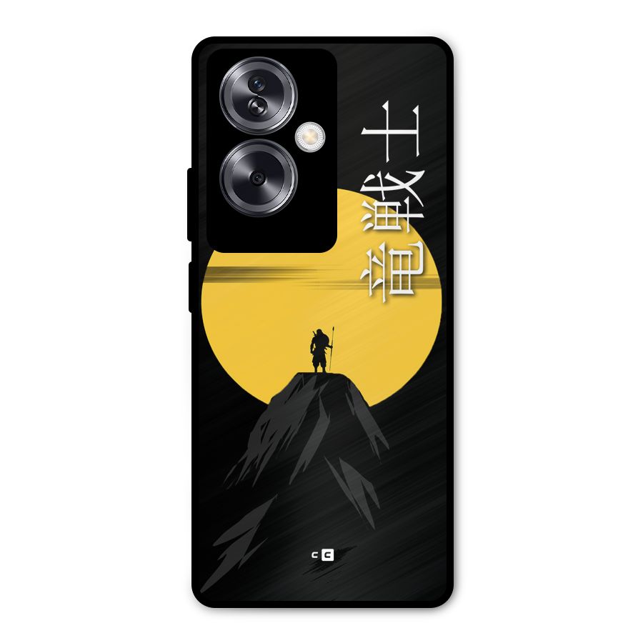 Night Warrior Metal Back Case for Oppo A79 5G