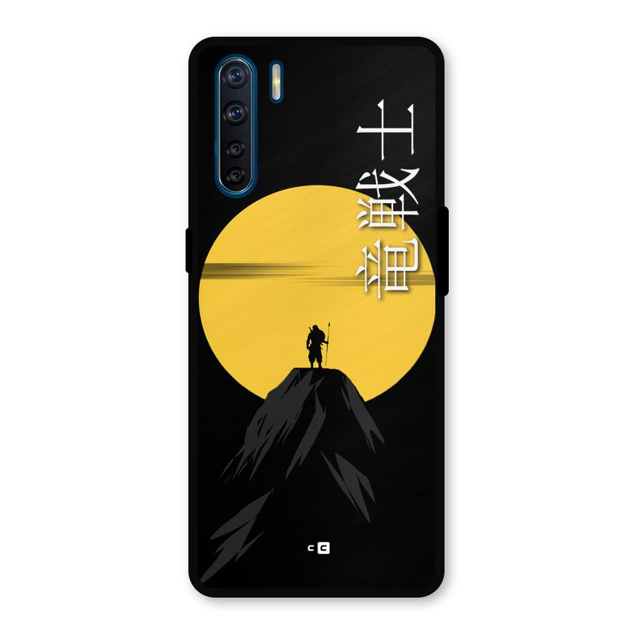 Night Warrior Metal Back Case for Oppo F15
