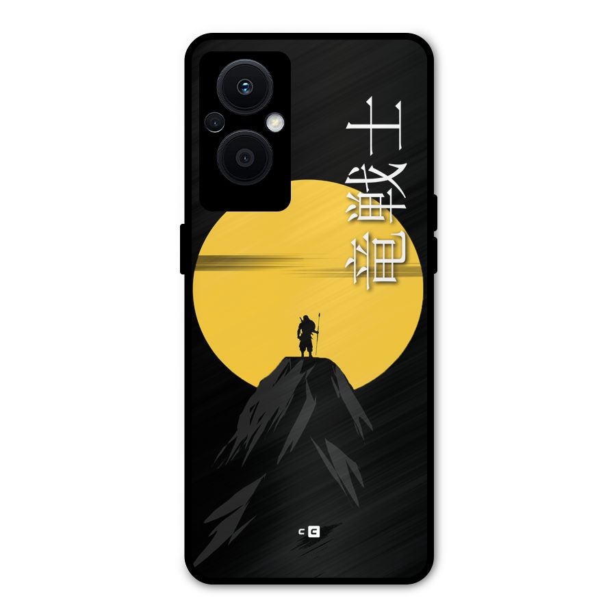 Night Warrior Metal Back Case for Oppo F21 Pro 5G
