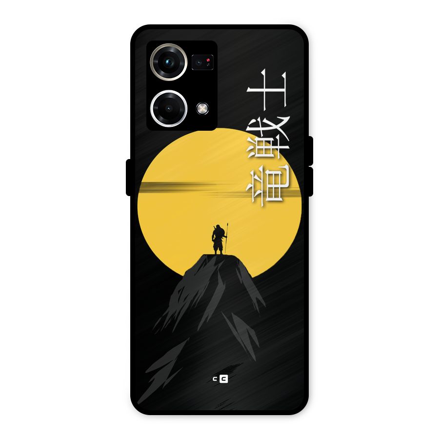 Night Warrior Metal Back Case for Oppo F21s Pro 4G
