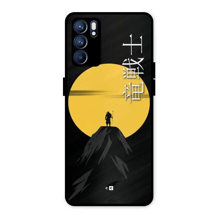 Night Warrior Metal Back Case for Oppo Reno6 5G