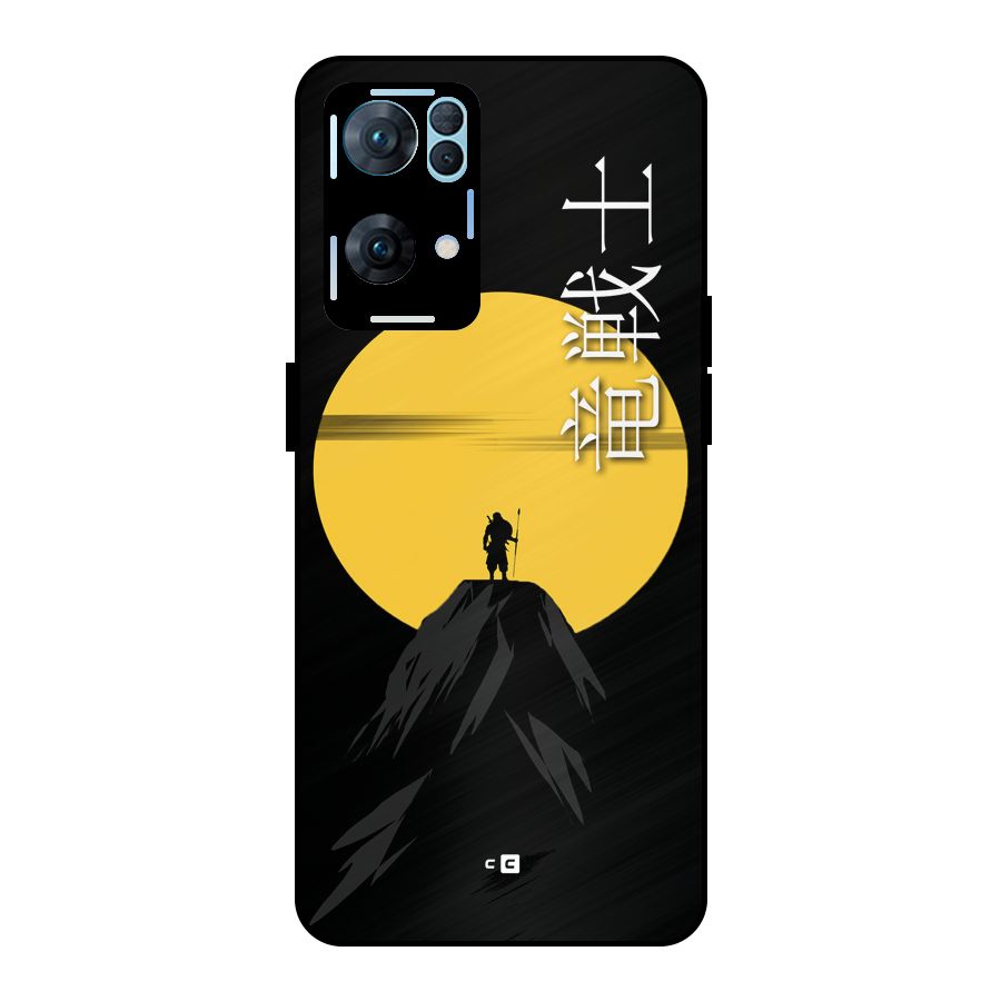 Night Warrior Metal Back Case for Oppo Reno7 Pro 5G