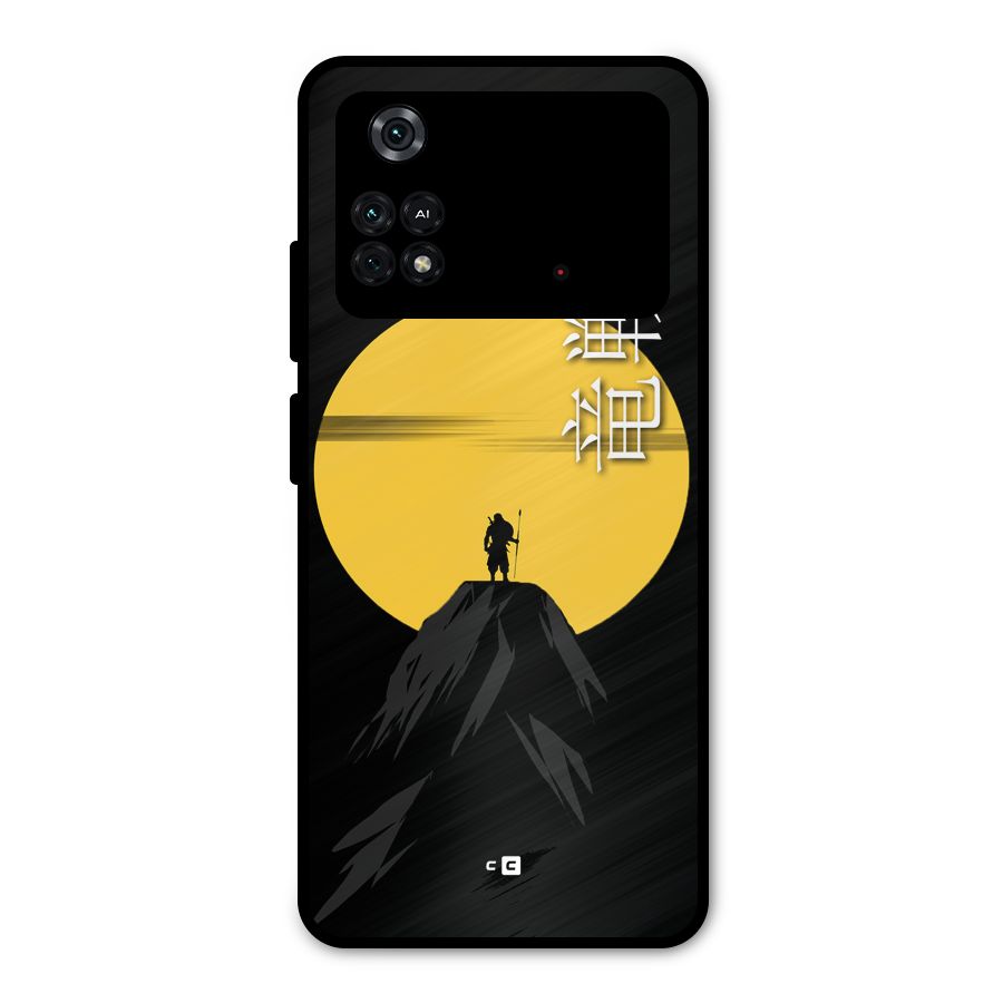 Night Warrior Metal Back Case for Poco M4 Pro 4G