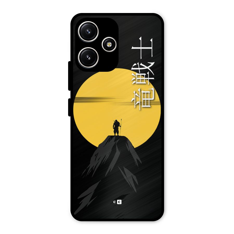 Night Warrior Metal Back Case for Poco M6 Pro