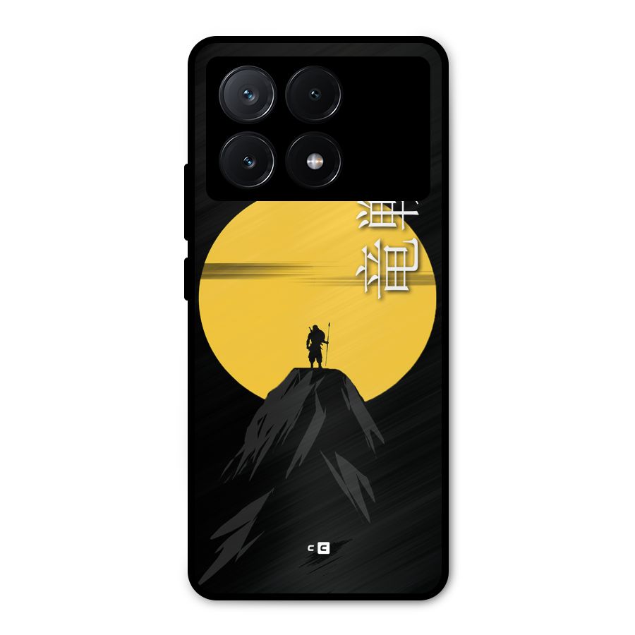 Night Warrior Metal Back Case for Poco X6 Pro