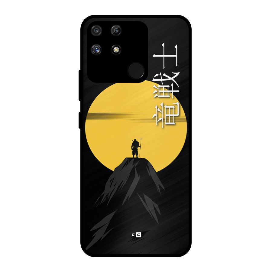 Night Warrior Metal Back Case for Realme Narzo 50A